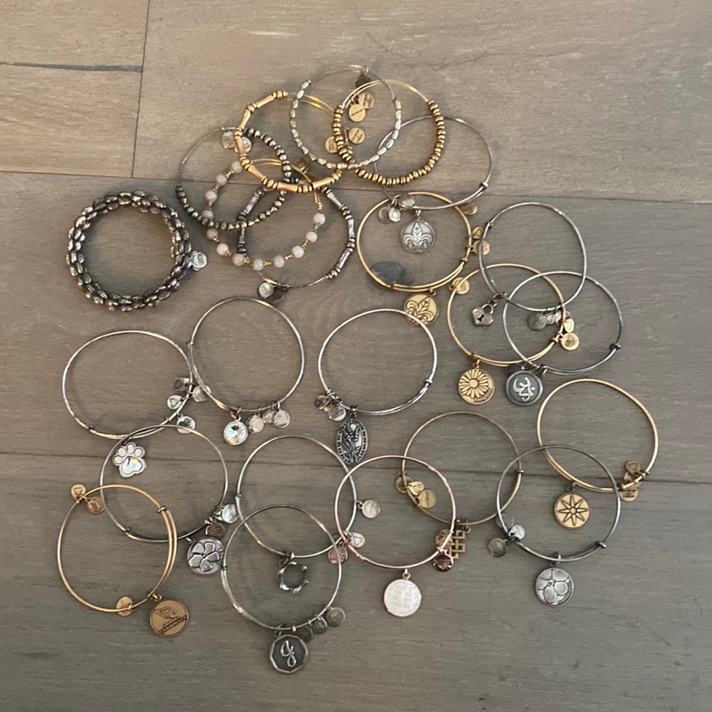 23 Alex and Ani Bracelets